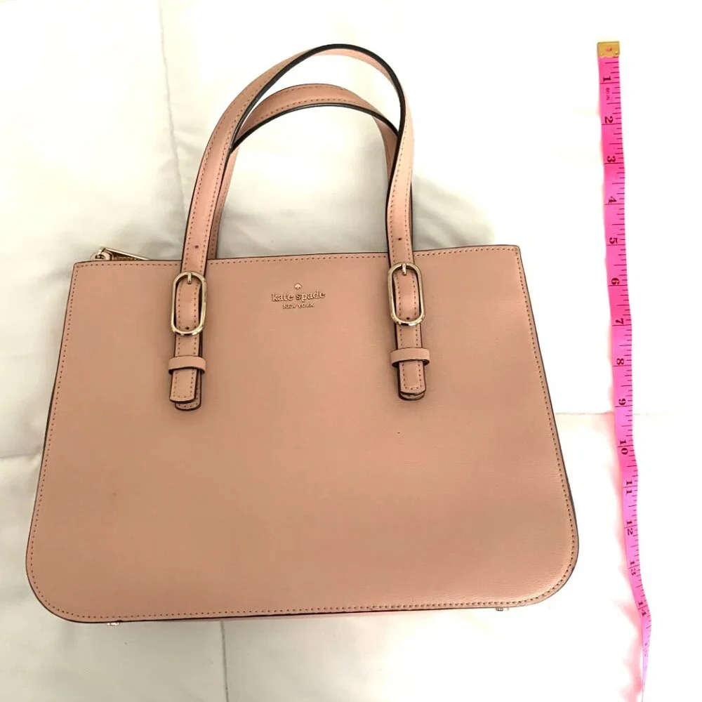 KATE SPADE Connie Medium Pink Triple Gusset Bag Satchel/Crossbody with Wallet